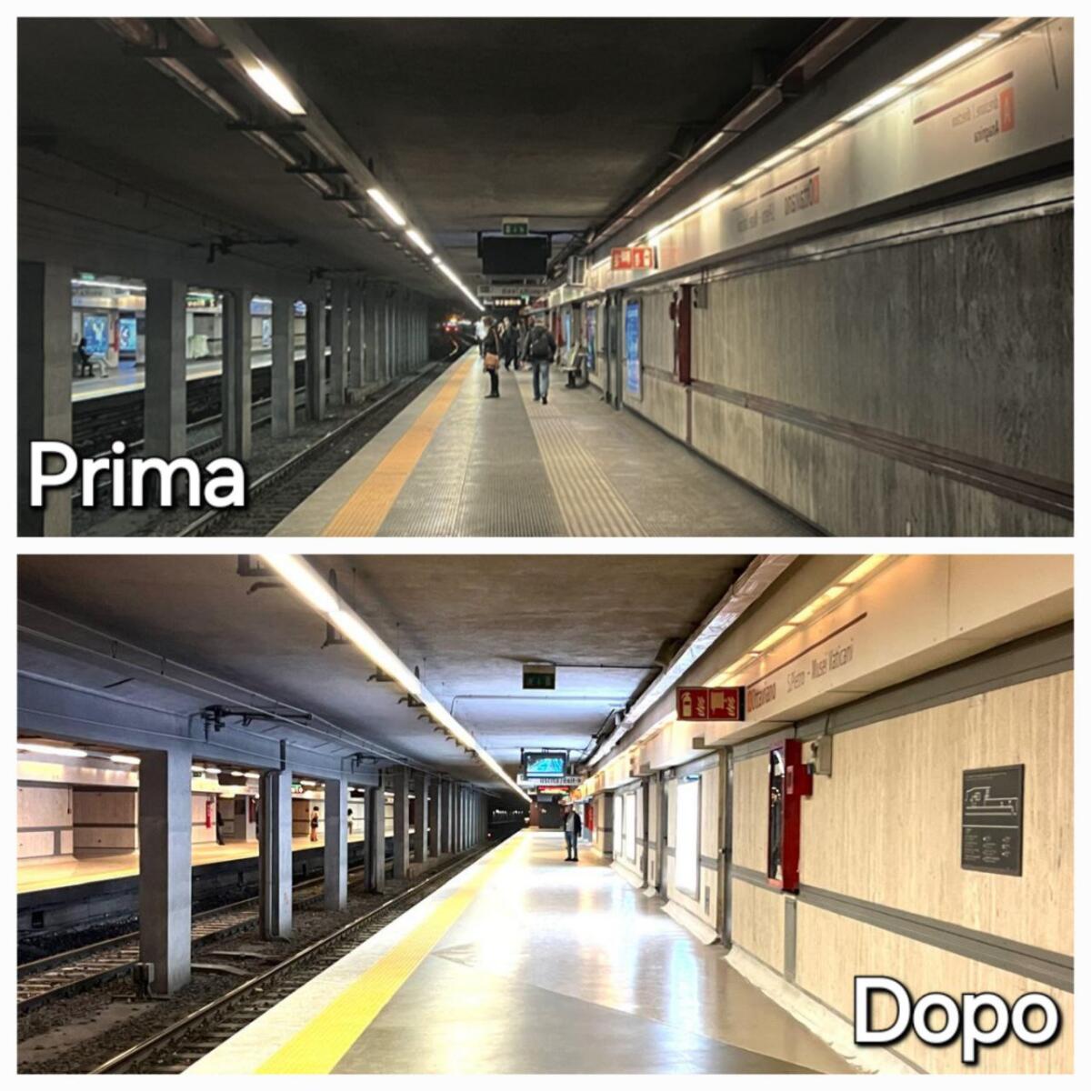 Metro A: riapre la stazione di Ottaviano, ecco com’è - 