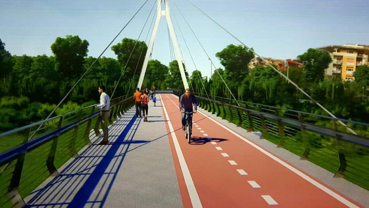 Sacco Pastore: rifinanziato il ponte ciclopedonale sull’Aniene - 