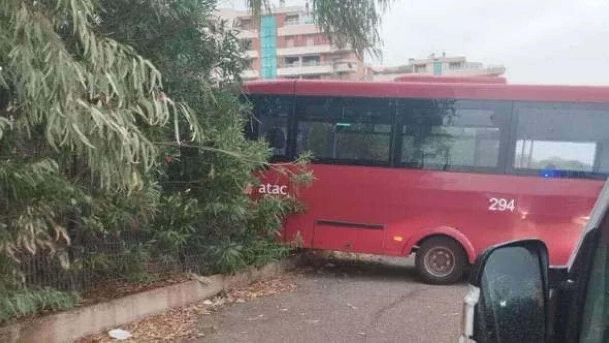 Atac: esce di strada un bus della linea 016 - 