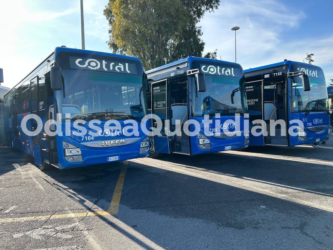 Cotral: presentati i nuovi autobus per le linee del Giubileo