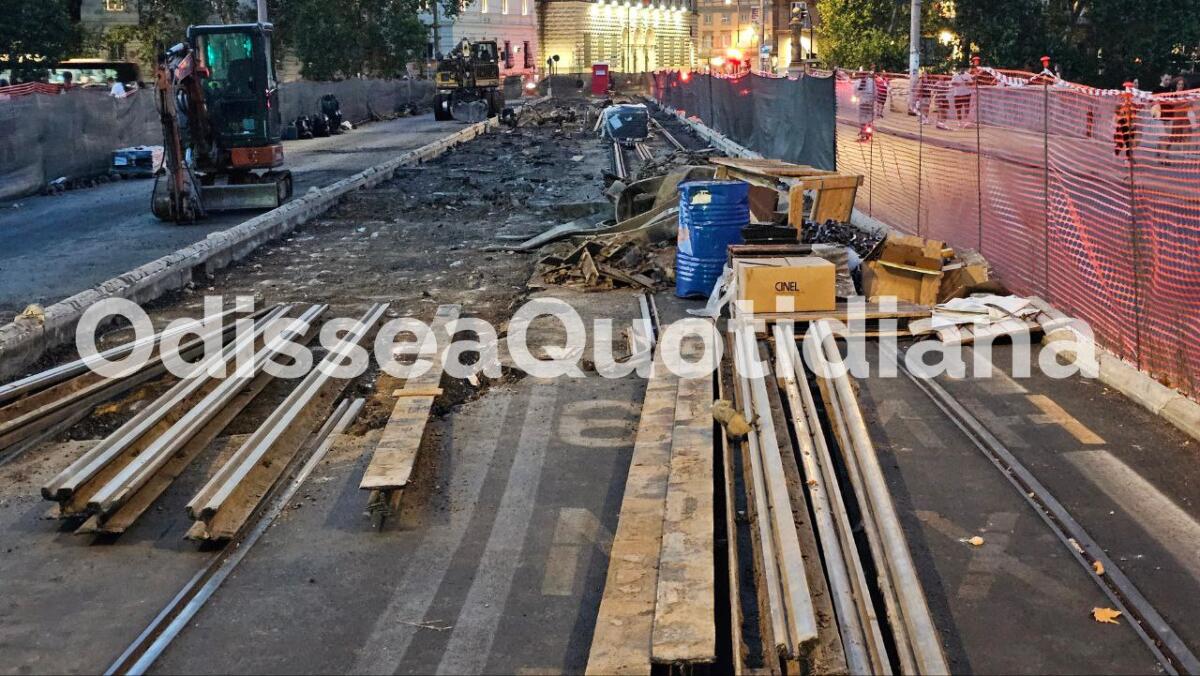 Rete tram: dal 25 gennaio al 2 febbraio lavori in via Cavour - 