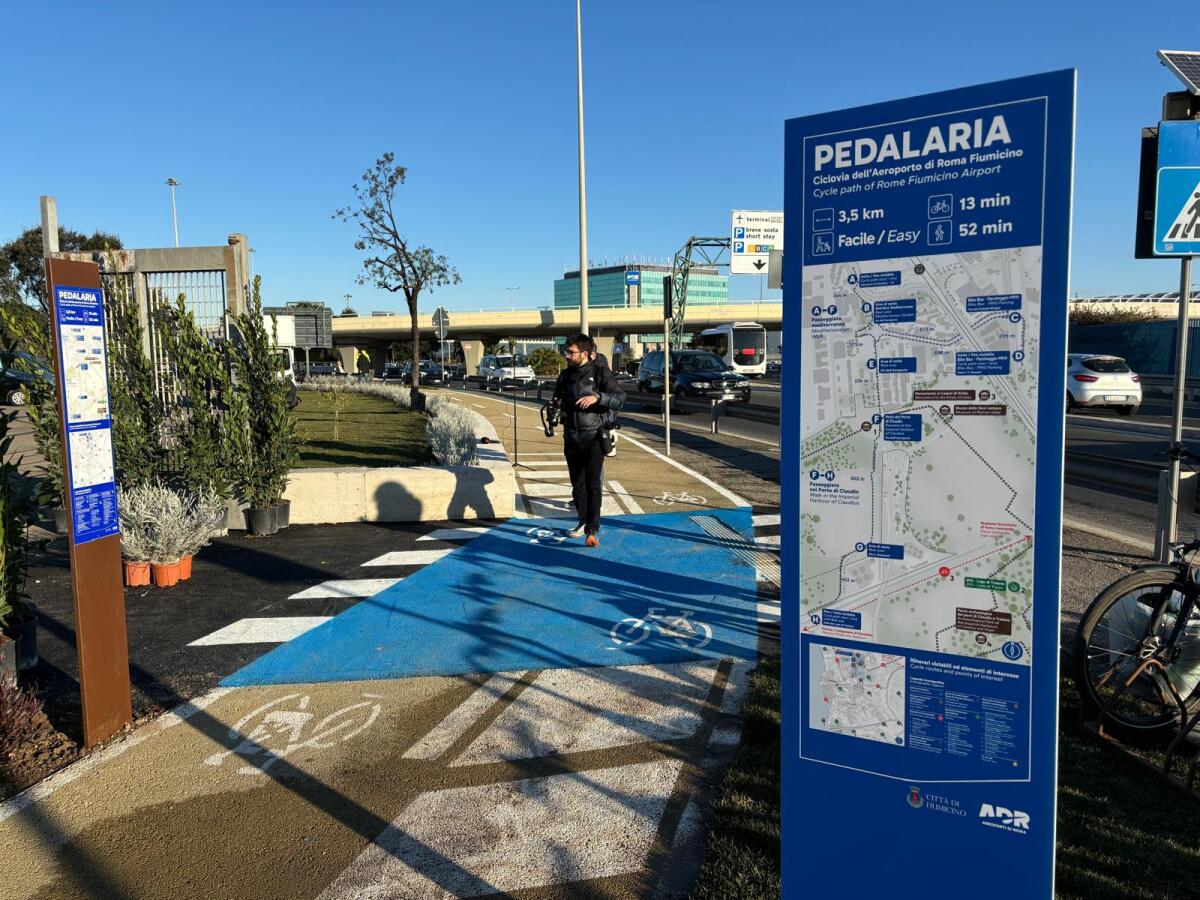 Pedalaria: la nuova ciclovia che unisce Fiumicino e l'Aeroporto - 