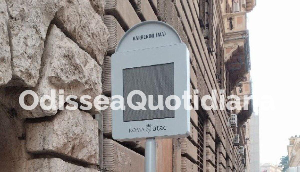 Atac: installate le prime paline elettroniche di nuova generazione - 