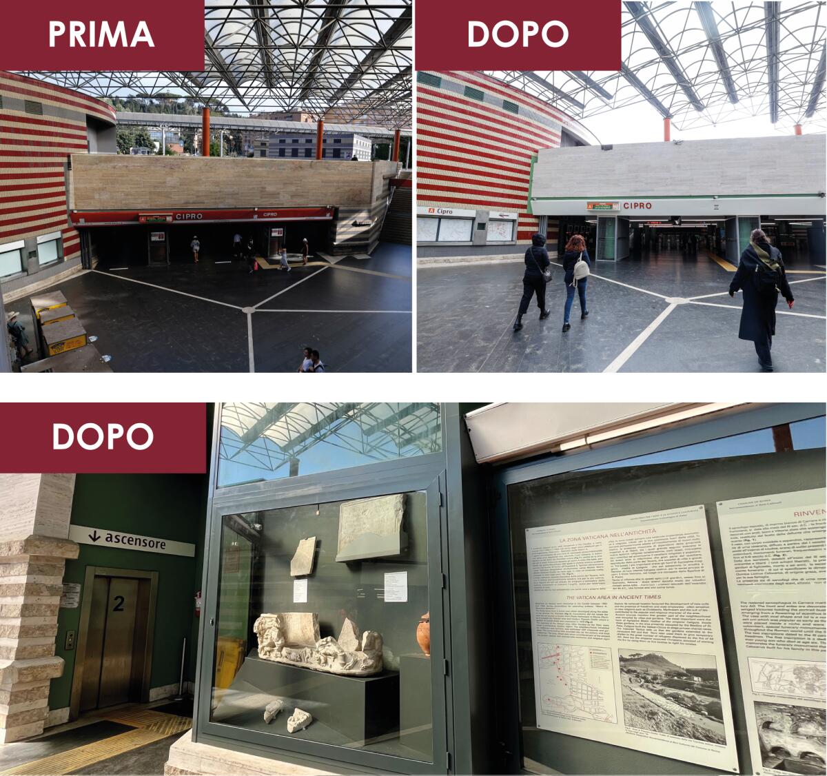 Metro A: completata la riqualificazione della stazione Cipro - 