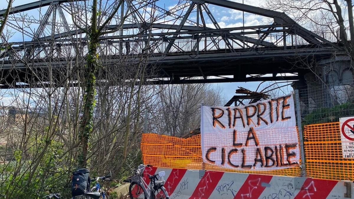 Ciclabili: grazie a Salvaiciclisti riapre il tratto sotto il Ponte dell’Industria - 