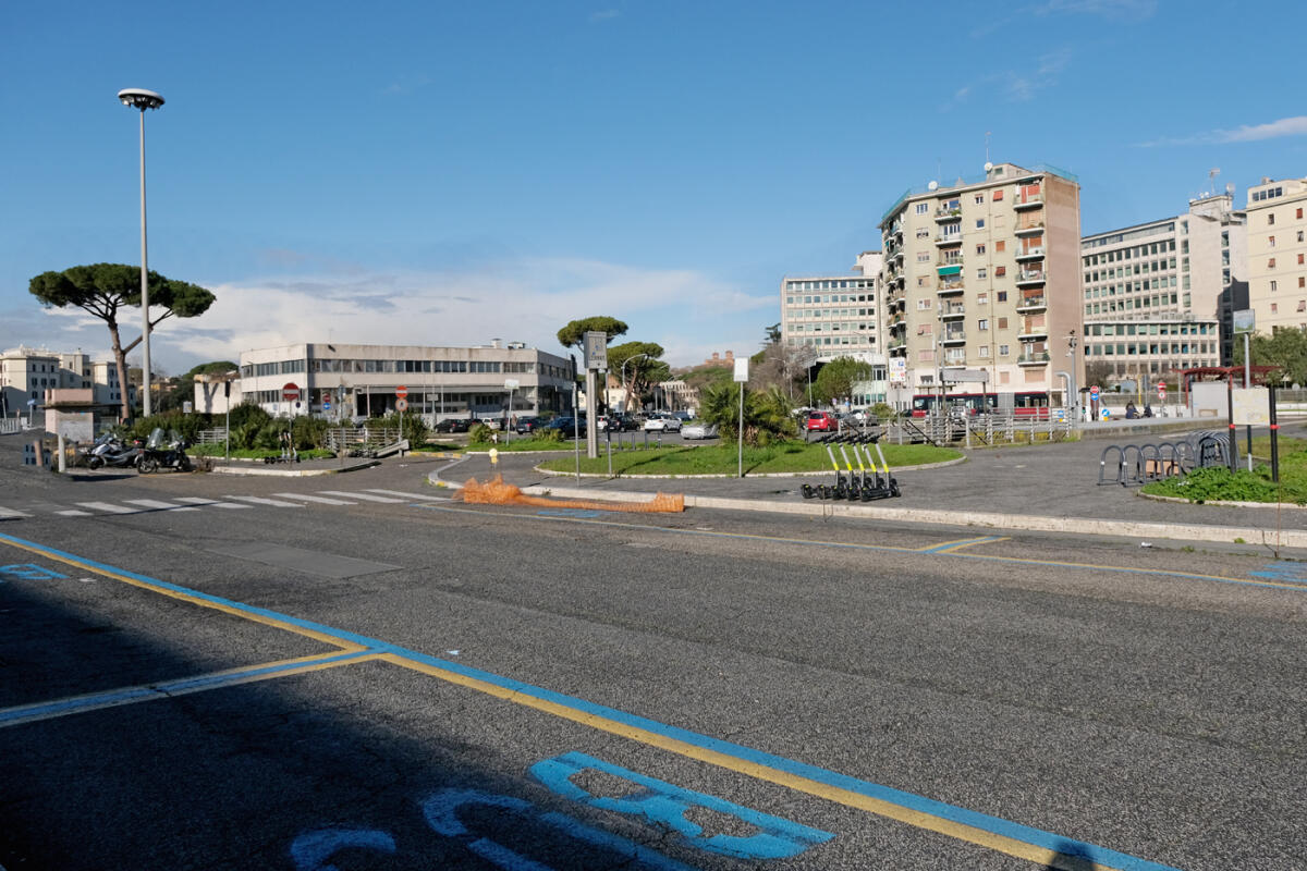 Metro B: riapre il parcheggio di scambio a piazzale dei Partigiani - 