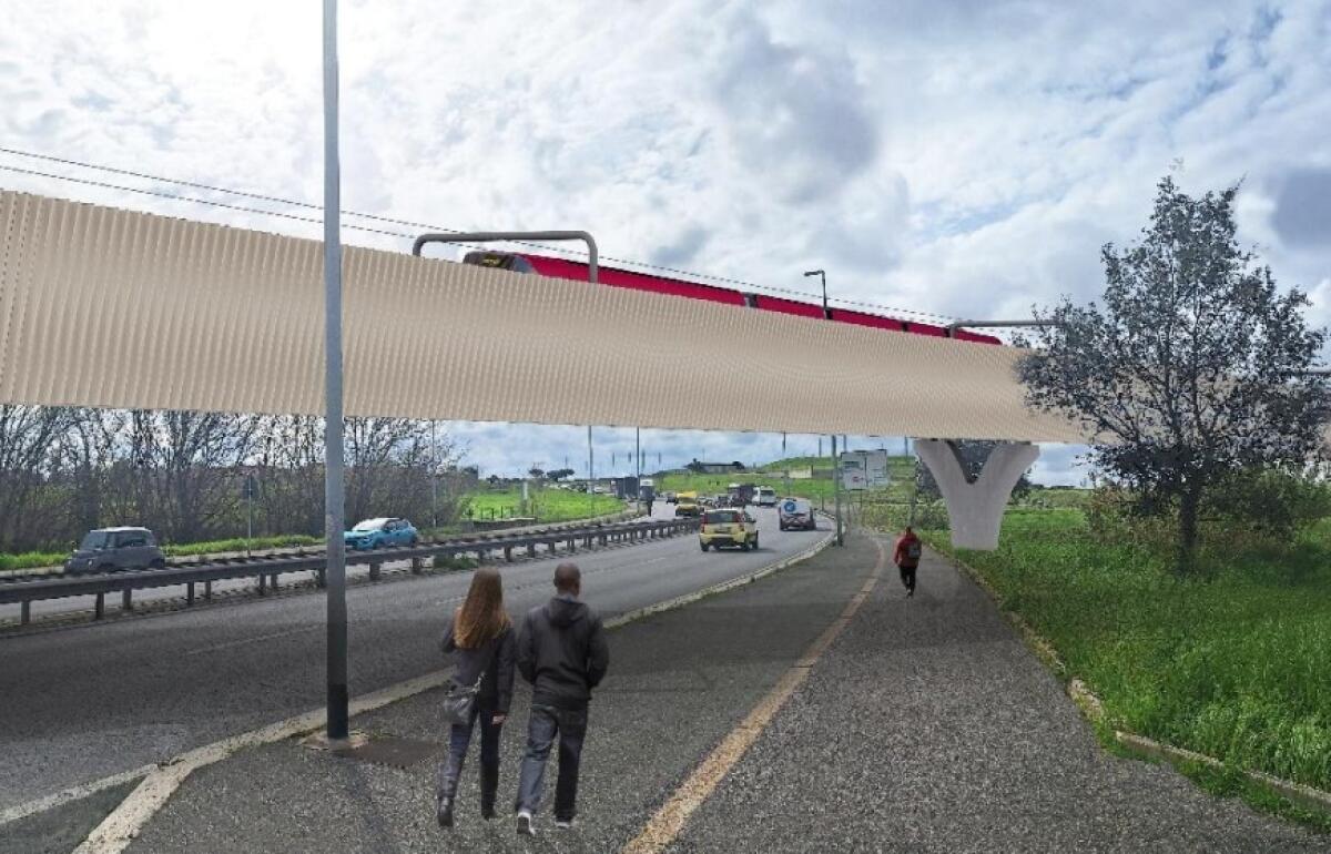 Tramvia Termini-Tor Vergata: approvato il progetto del ponte su viale della Sorbona - 