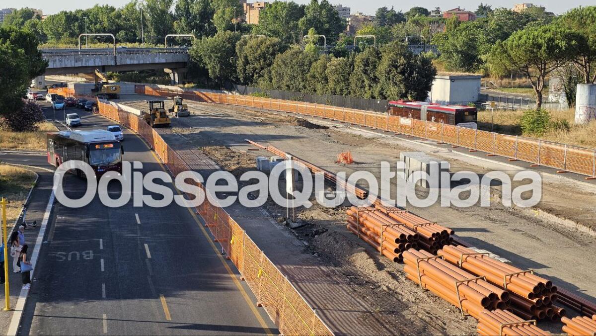 Tramvia Togliatti: lo stato di avanzamento lavori a luglio 2025 - 