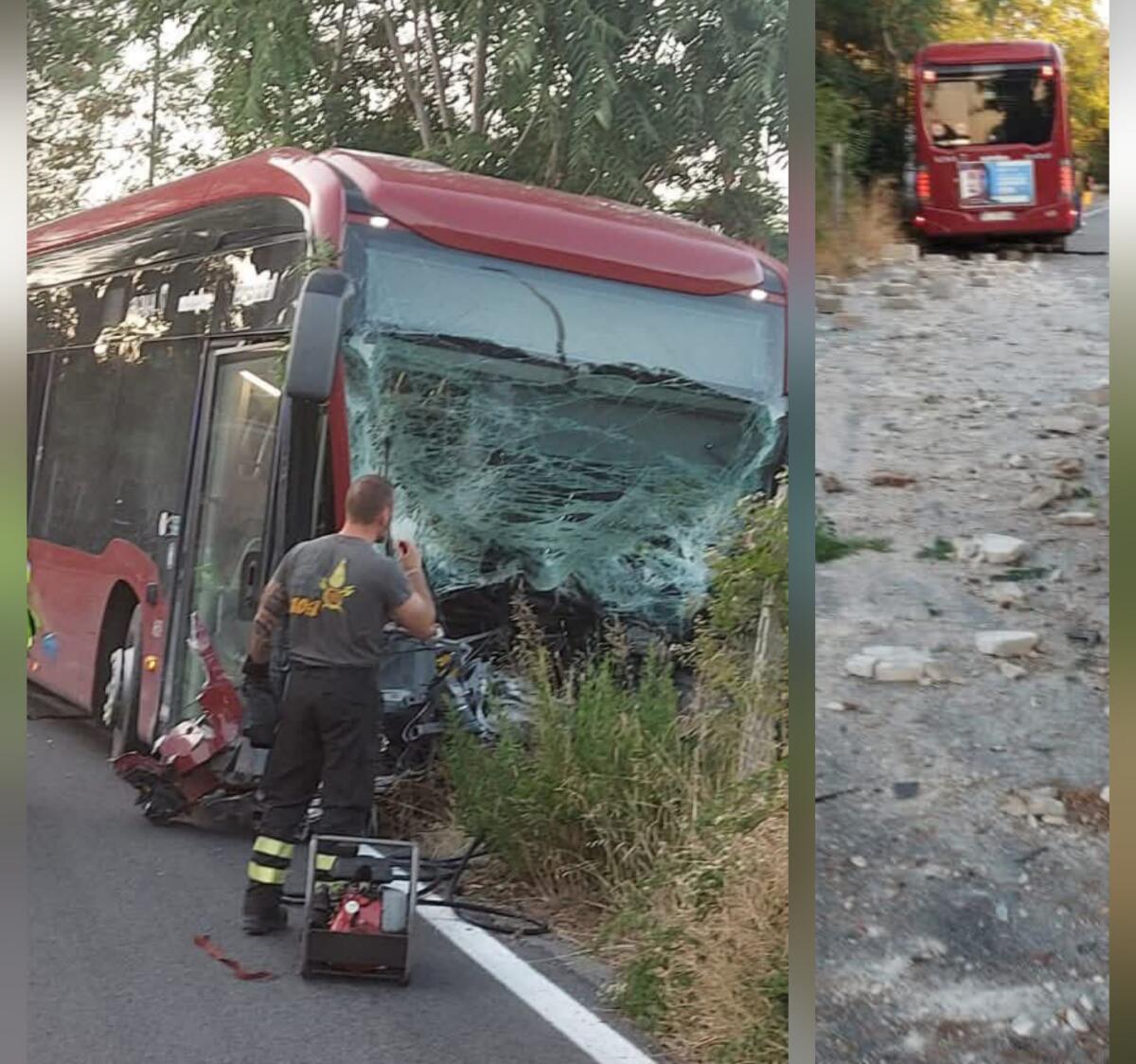 Rete bus periferica: grave incidente a Tor Cervara - 