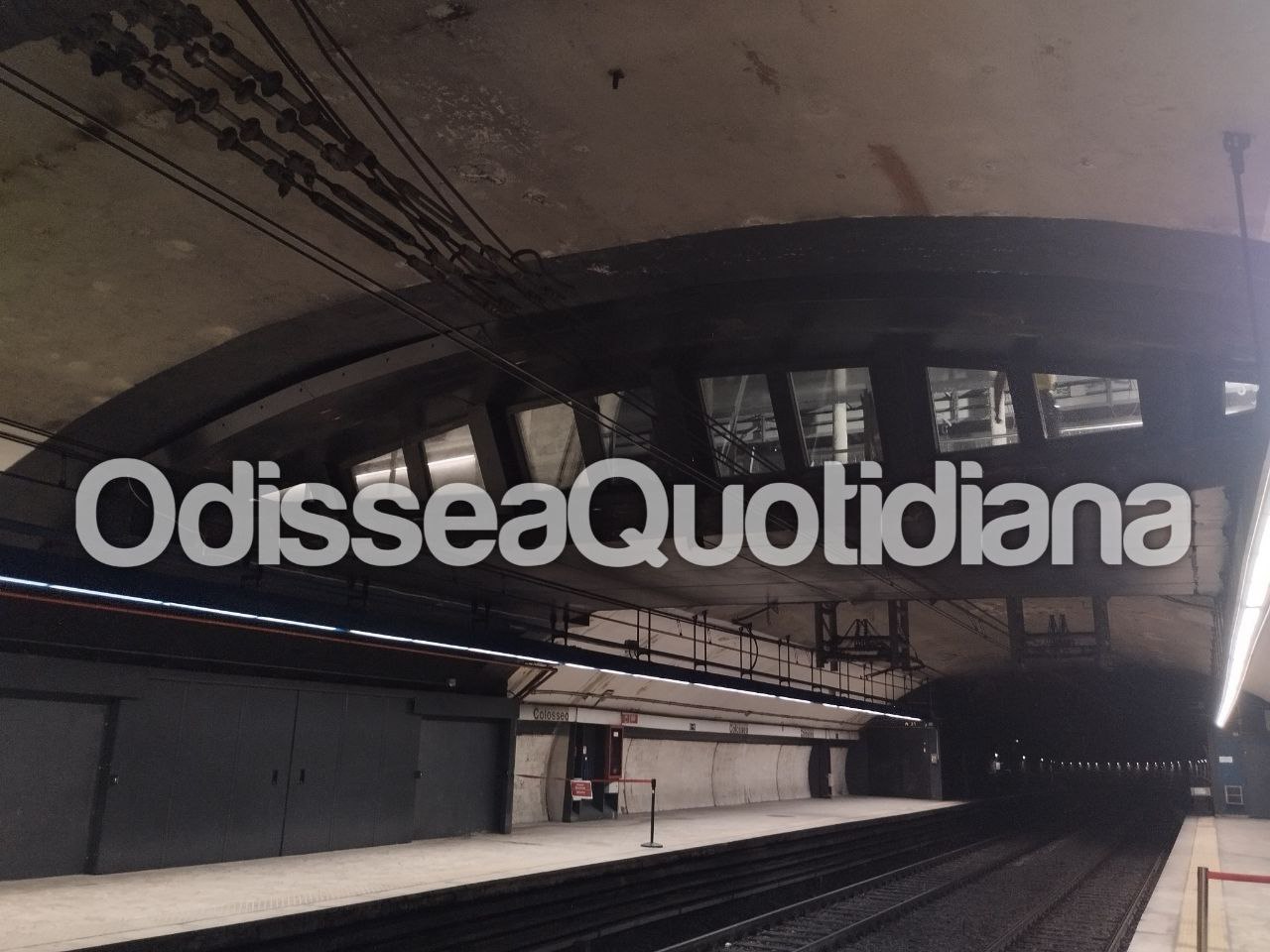 Metro C: spunta l'oblò del Colosseo