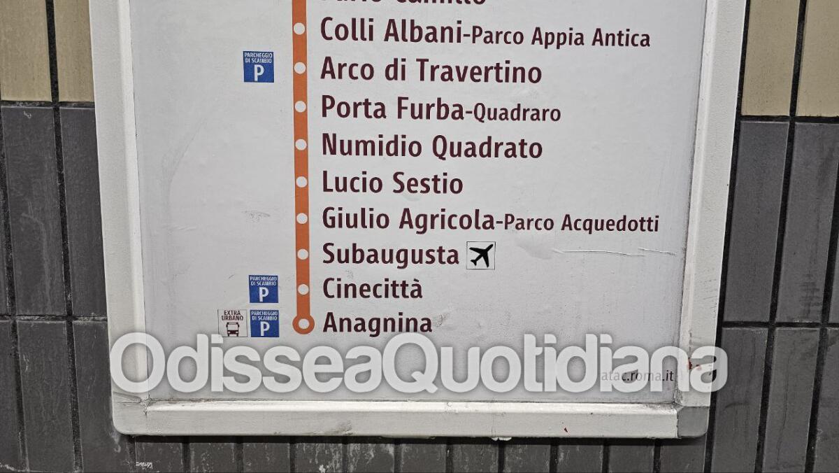 Metro A: la stazione Giulio Agricola cambia nome - 