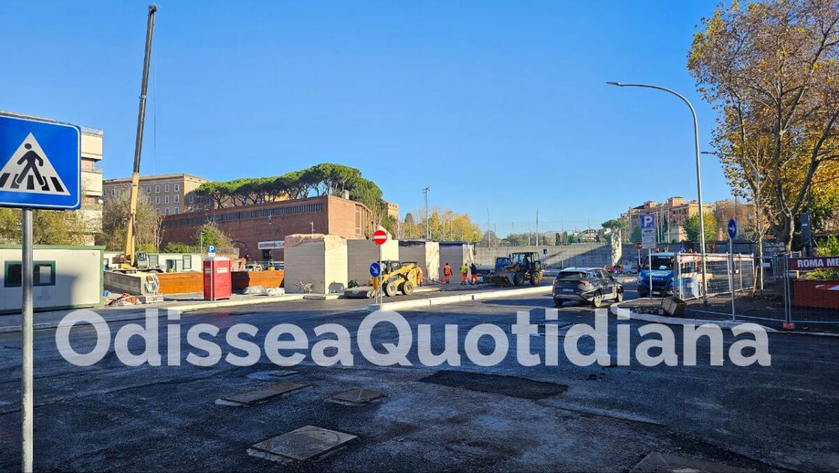 Metro C: comincia la depavimentazione di viale Ipponio - 