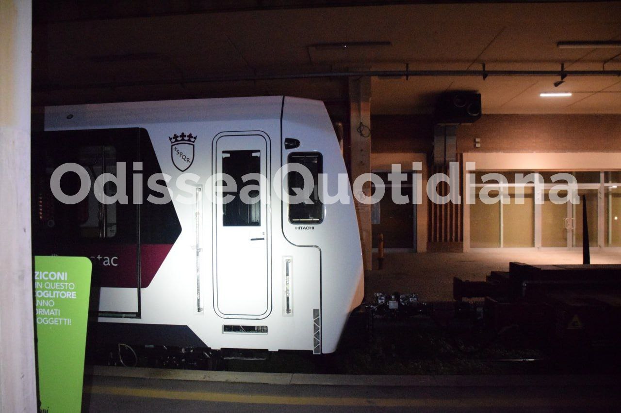 Metro B: in arrivo il secondo treno Hitachi