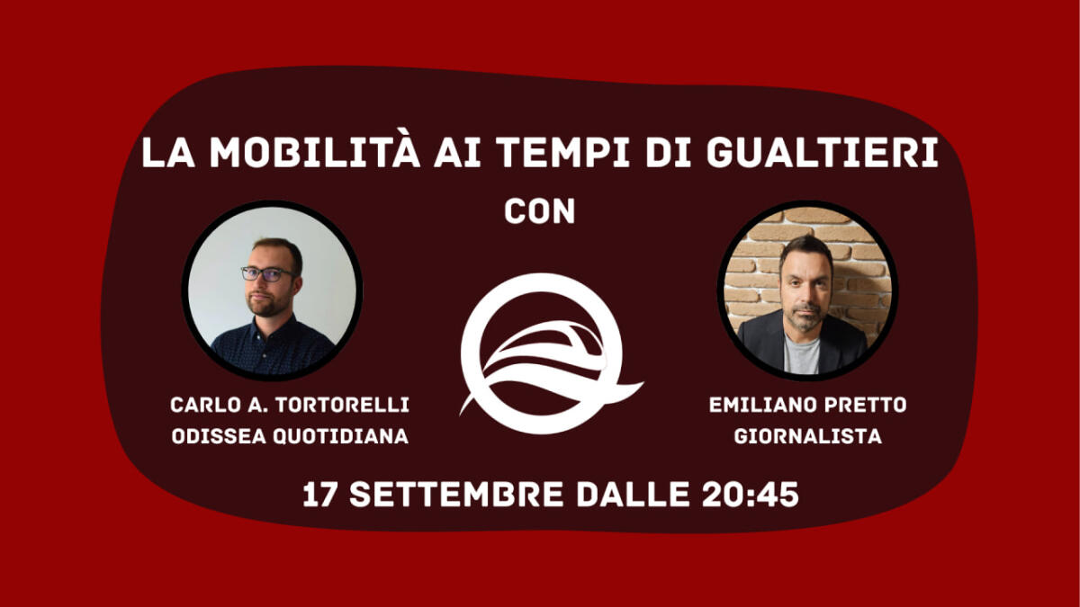 La mobilità ai tempi di Gualtieri: mercoledì in diretta - 