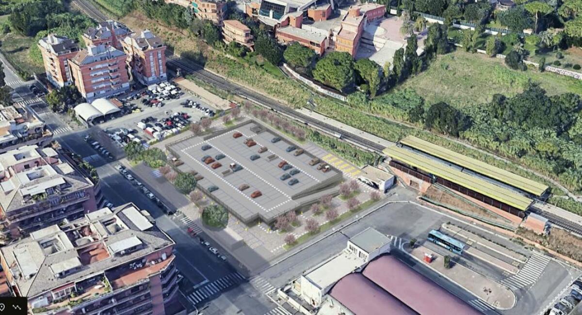 FL1 Orte-Fiumicino: parte la riqualificazione e l'ampliamento del parcheggio di Villa Bonelli - 