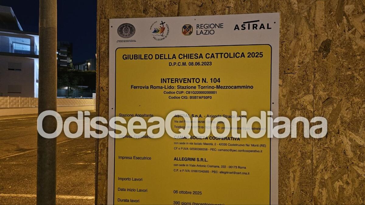 Roma-Lido: partono i lavori della stazione Mezzocammino - 