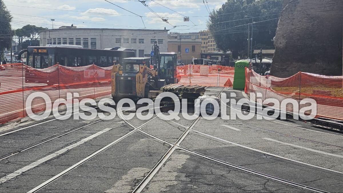 Tram: partono i lavori di ripristino degli scambi a Ostiense - 
