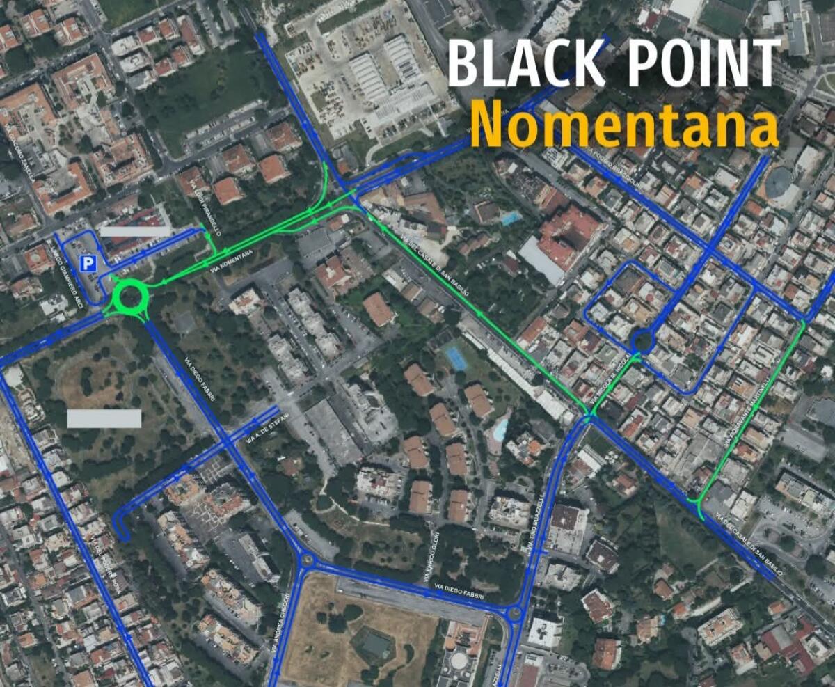 Sicurezza stradale: dietrofront sul black point a San Basilio, la Nomentana torna a doppio senso - 