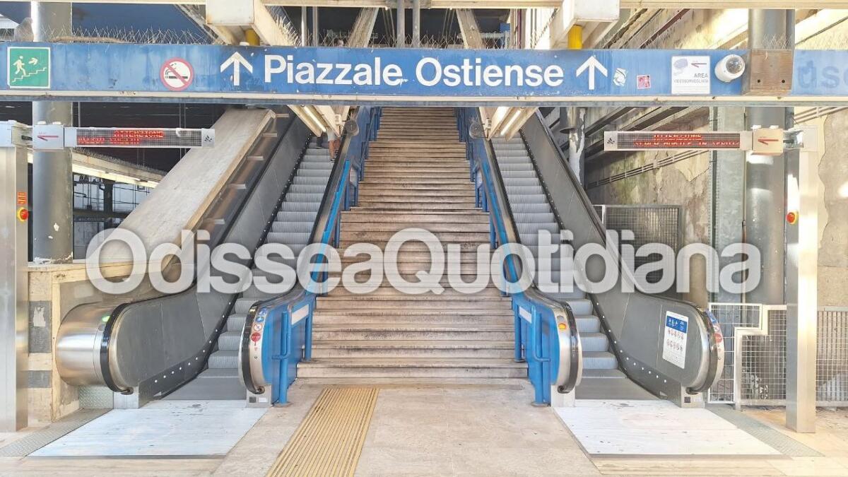 Metro B: tornano in servizio tutte le scale mobili della tratta Termini-Laurentina - 