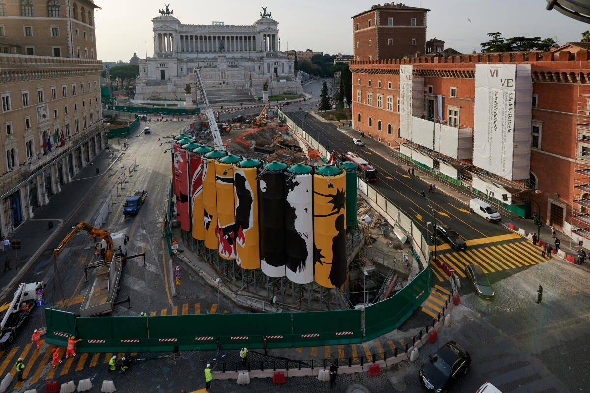 Metro C: attivata la nuova viabilità di piazza Venezia - 