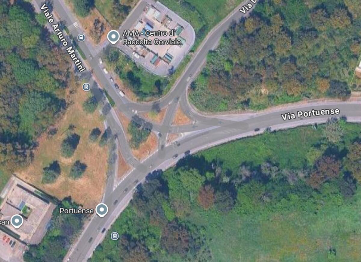 Sicurezza stradale: partono i lavori di messa in sicurezza dell’incrocio via Portuense/via A. Martini - 