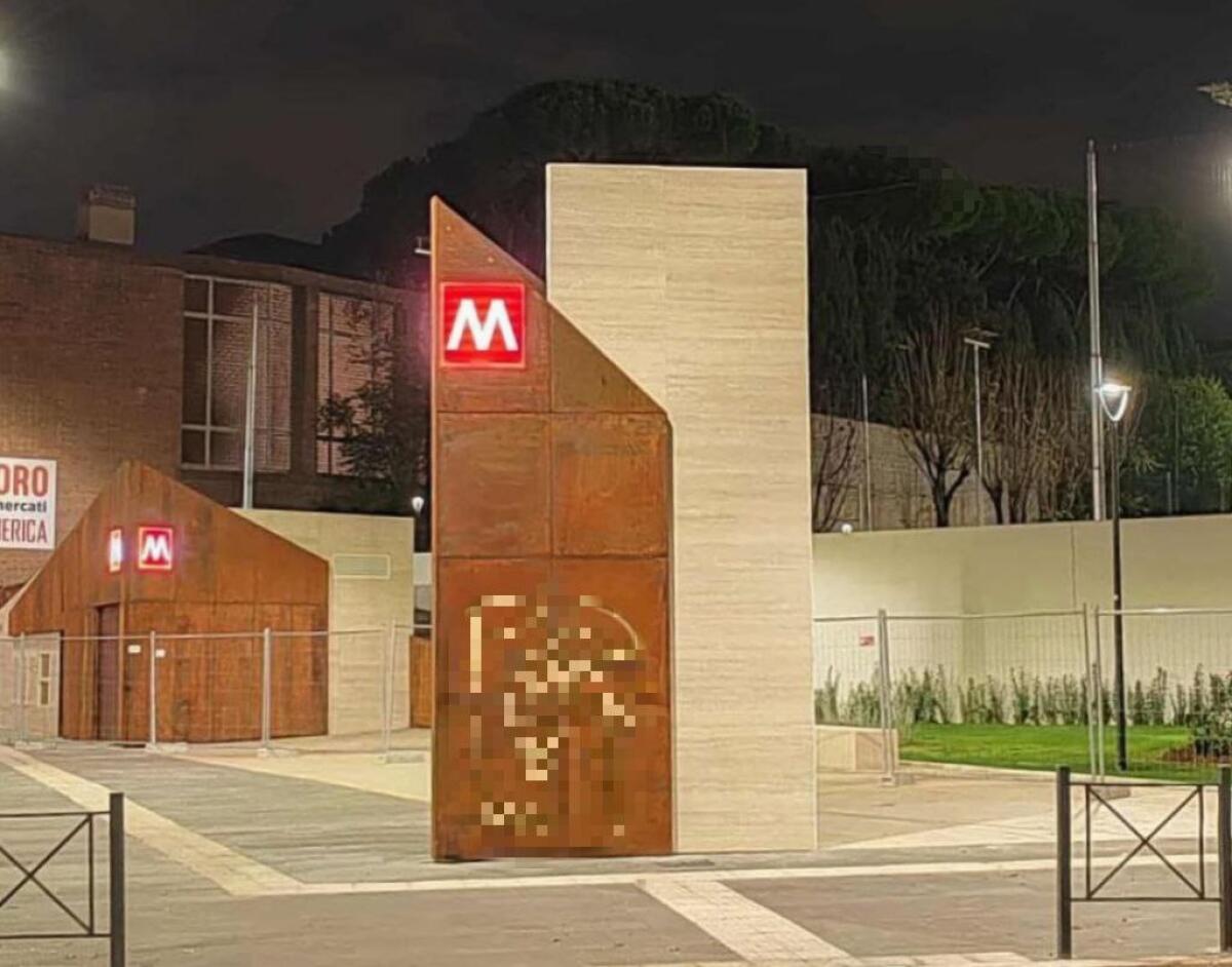 Metro C: vandalizzata la stazione Porta Metronia - 