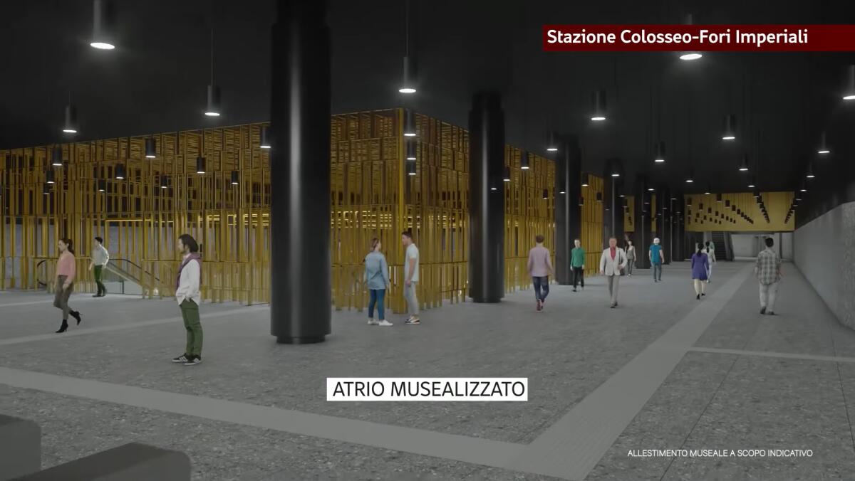 Metro C: come sarà la stazione Colosseo-Fori Imperiali? - 