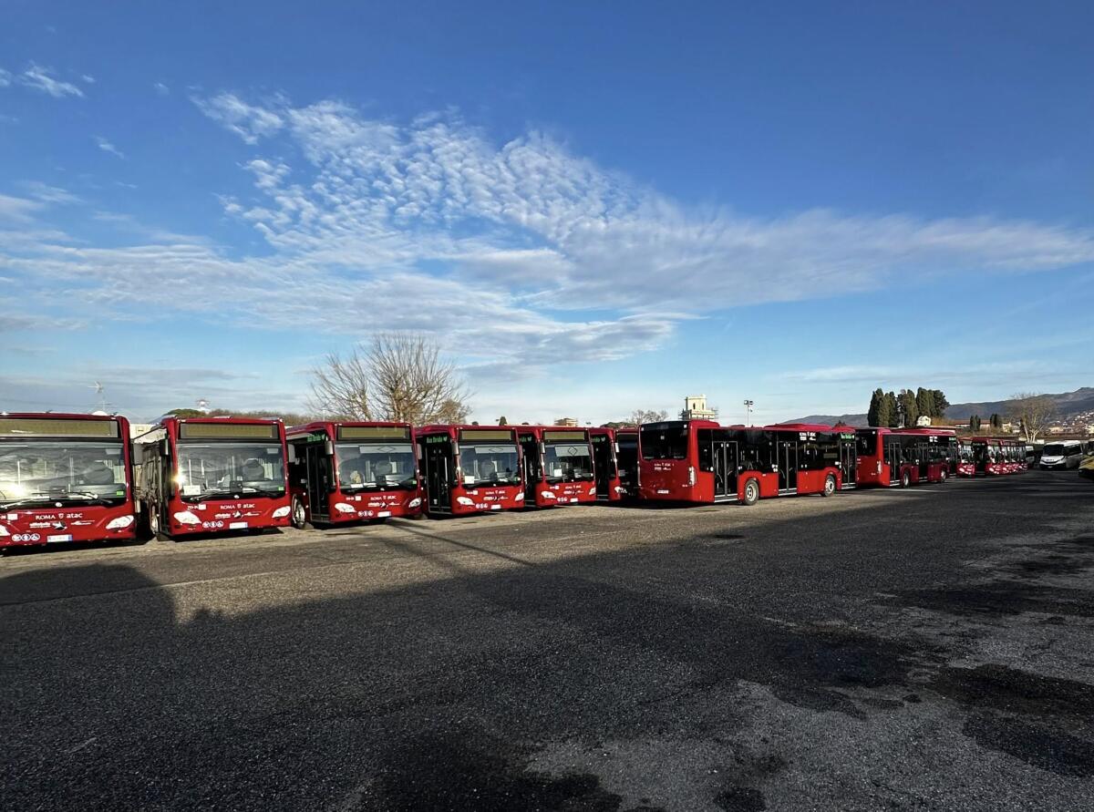 Cilia Bus: dal 1⁰ gennaio entrano in servizio i nuovi bus per i subaffidamenti Atac - 
