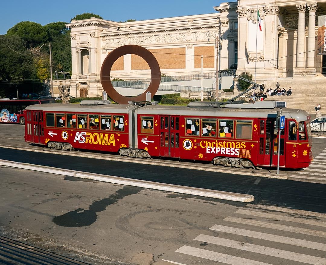 Tram: AS Roma noleggia una vettura per le feste Natalizie