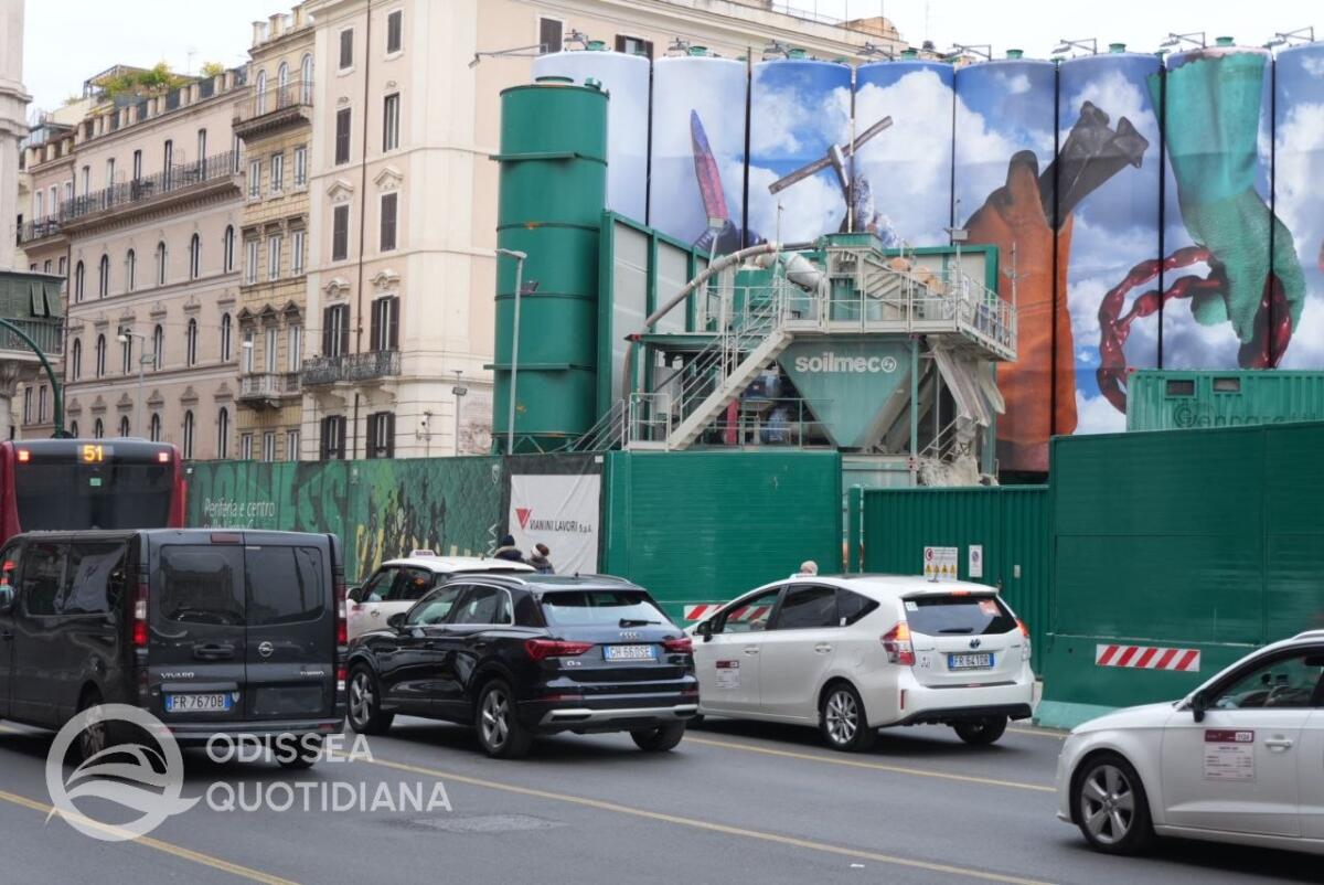Metro C: partono i lavori, le modifiche alla viabilità del Centro - 
