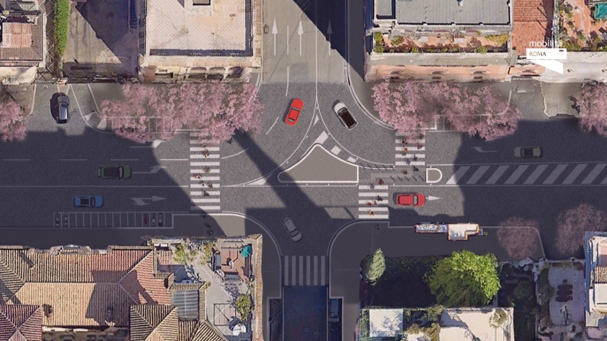 Sicurezza pedonale a Roma: nuovi attraversamenti in via Ferdinando di Savoia e via Maria Adelaide - 