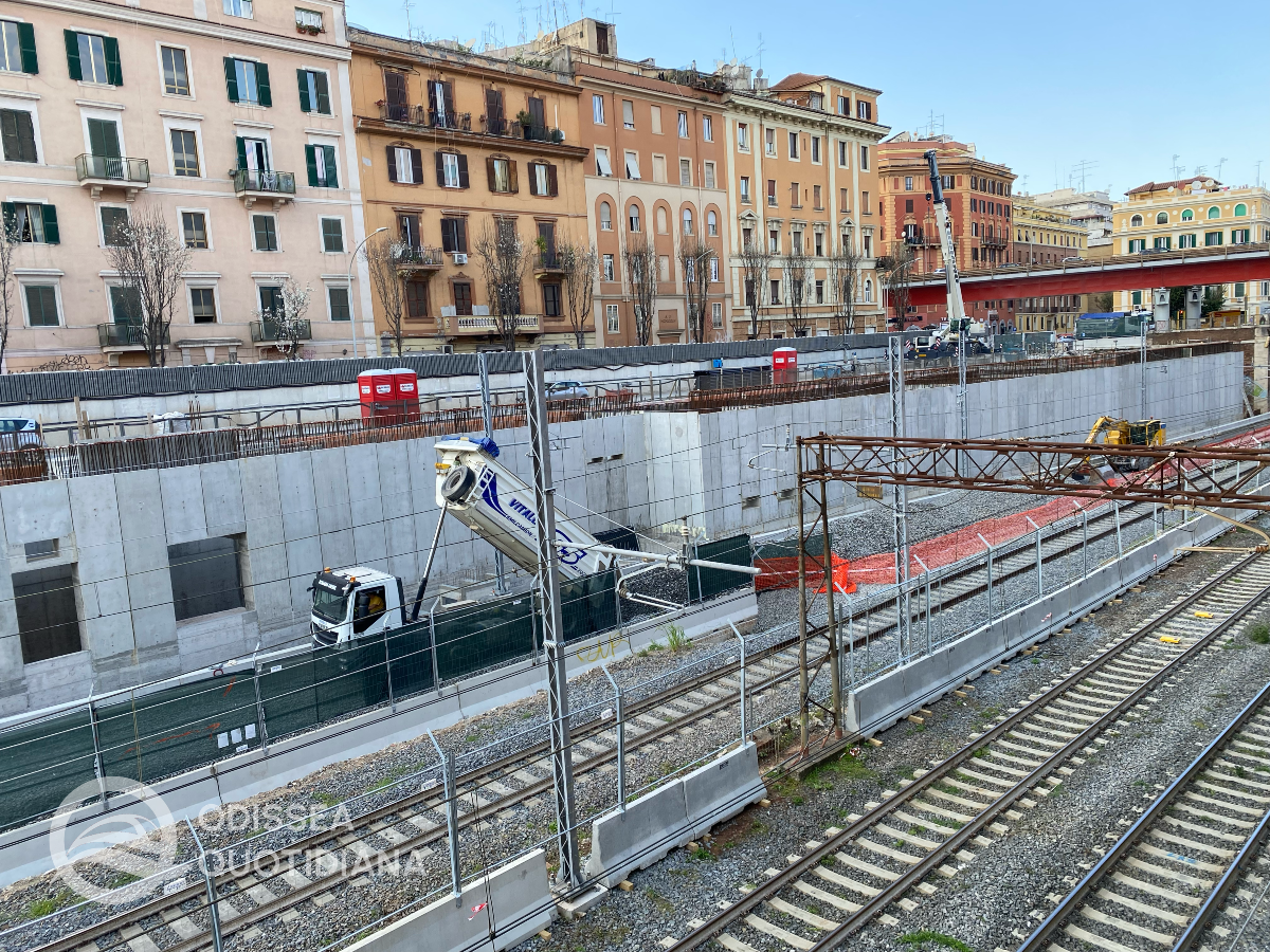 Pigneto FS: avanzano i cantieri. Ad agosto stop ai treni - 