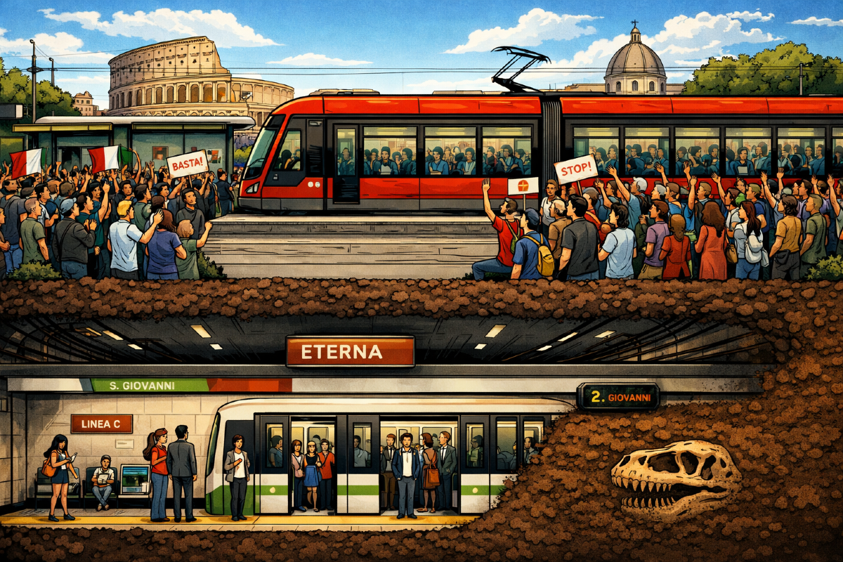 A Roma è più facile fare una metropolitana che un tram - 