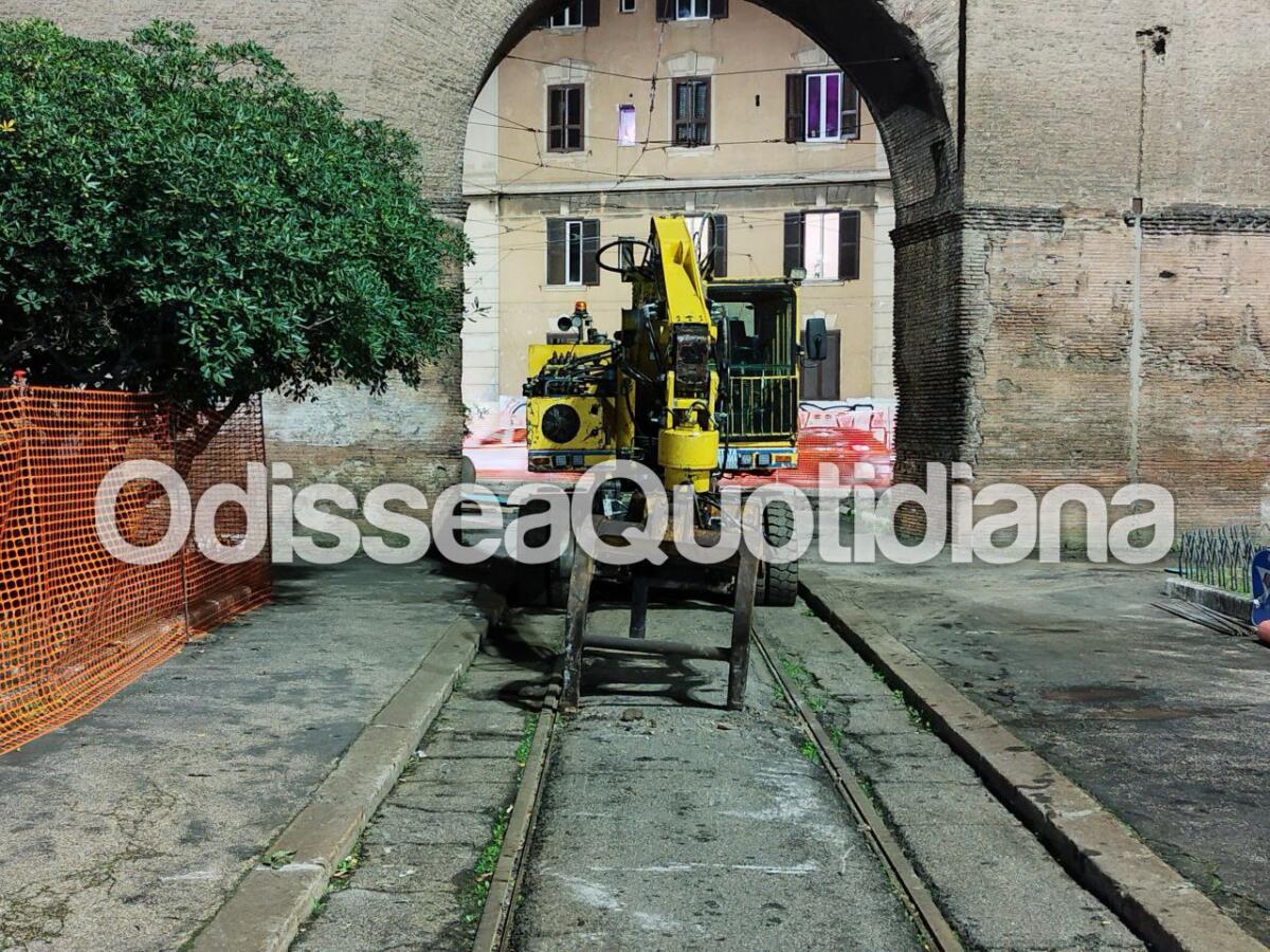 Tram: prorogati fino al 6 marzo i lavori al Parco del Celio - 