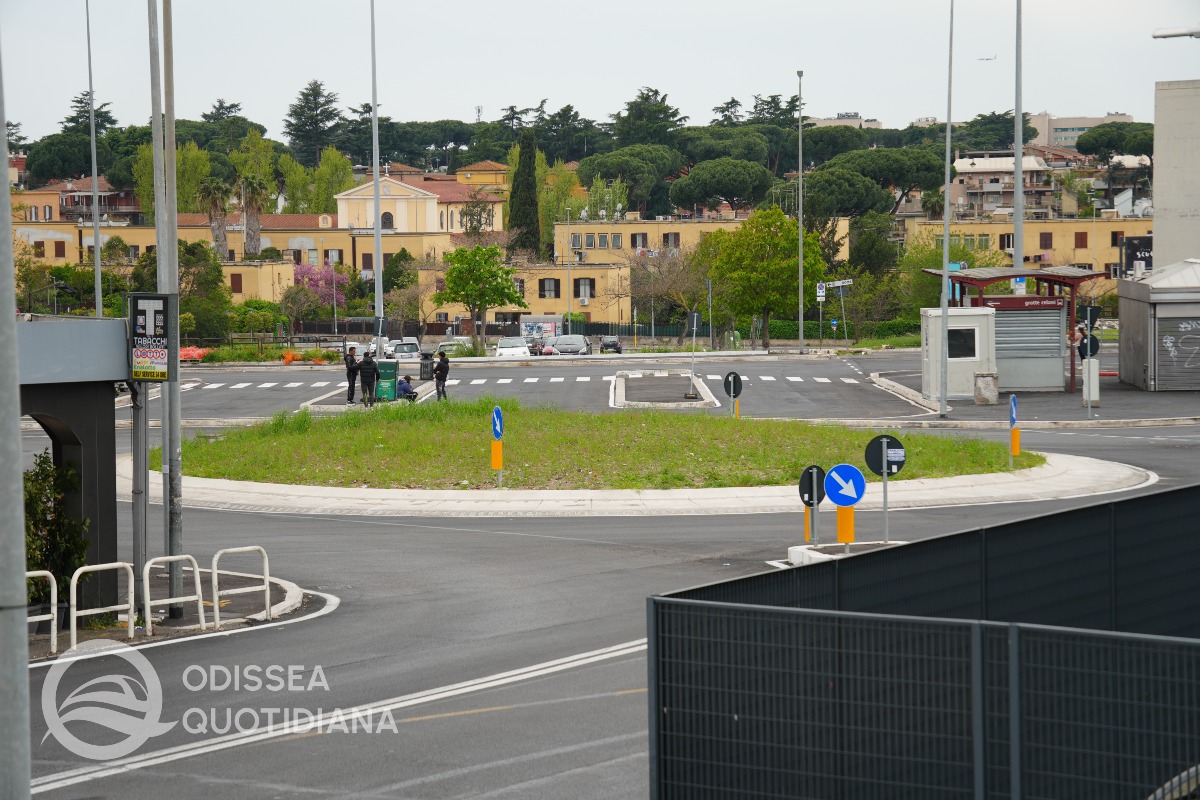 Grotte Celoni: completata la costruzione della rotatoria - 