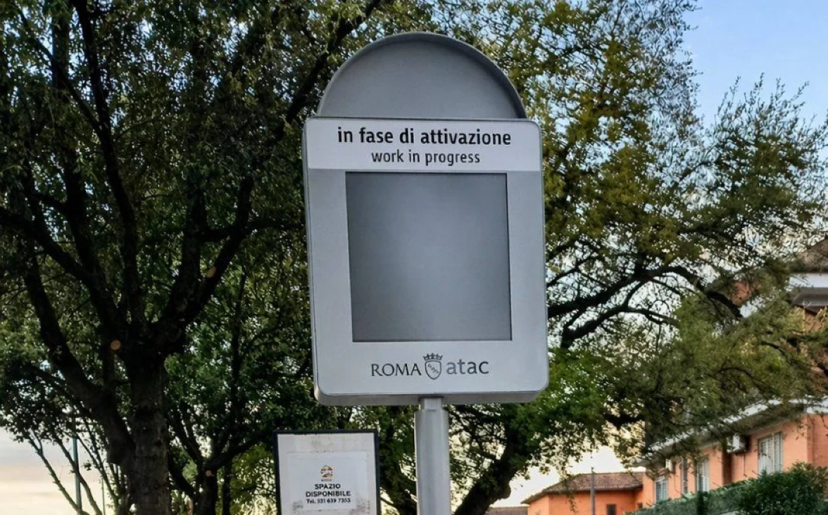 Piano Fermate Atac: prosegue l’installazione delle nuove paline elettroniche - Casalotti Roma