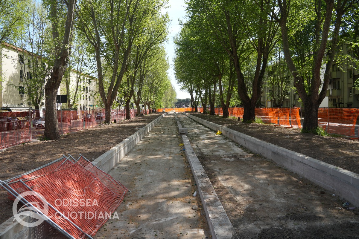 Tramvia Togliatti - Lo stato dei cantieri ad Aprile 2026