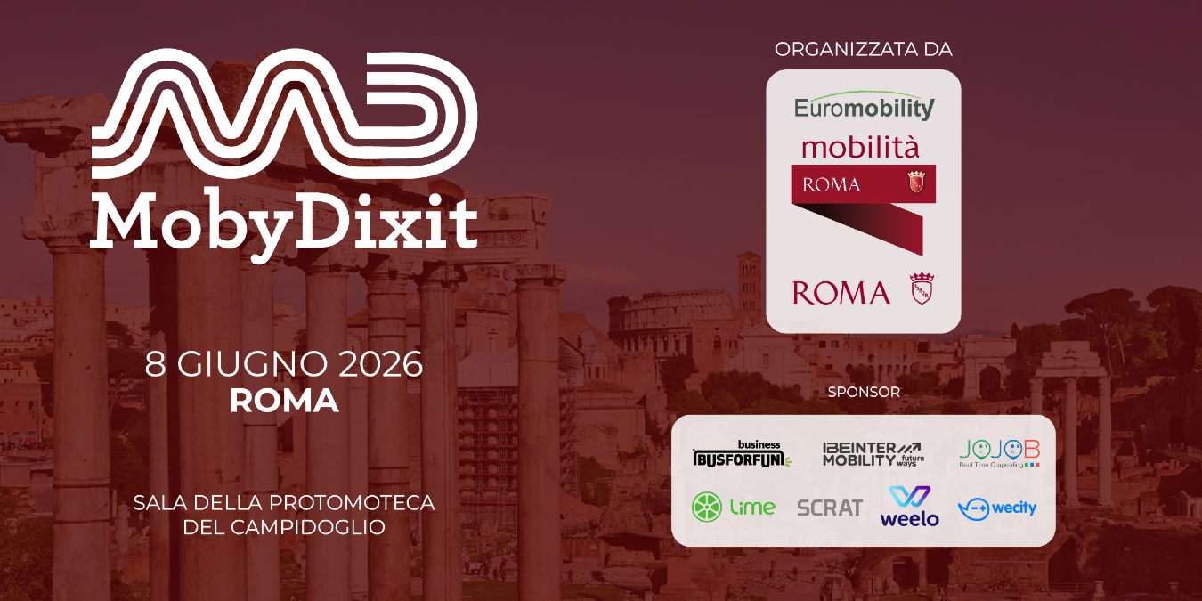 MobyDixit 2026: a Roma la conferenza nazionale sulla mobilità sostenibile - 