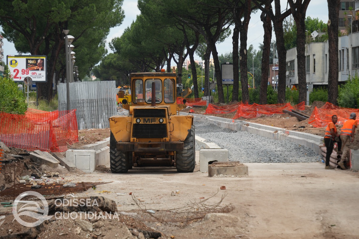 Tramvia Togliatti - Stato cantieri giugno 2026