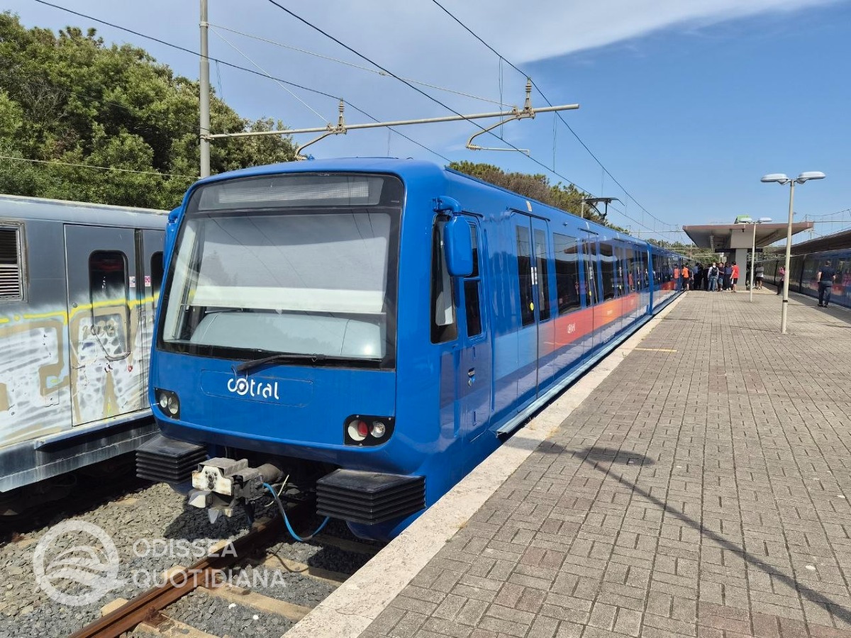 Roma-Lido, debutta il nono treno CAF: nuovi investimenti e manutenzione - 