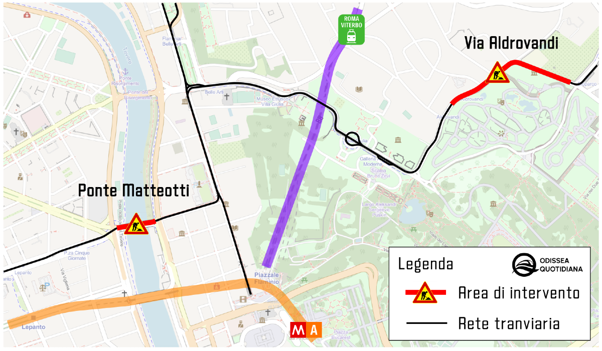 #mappa #lavori #tram #sottostazioni