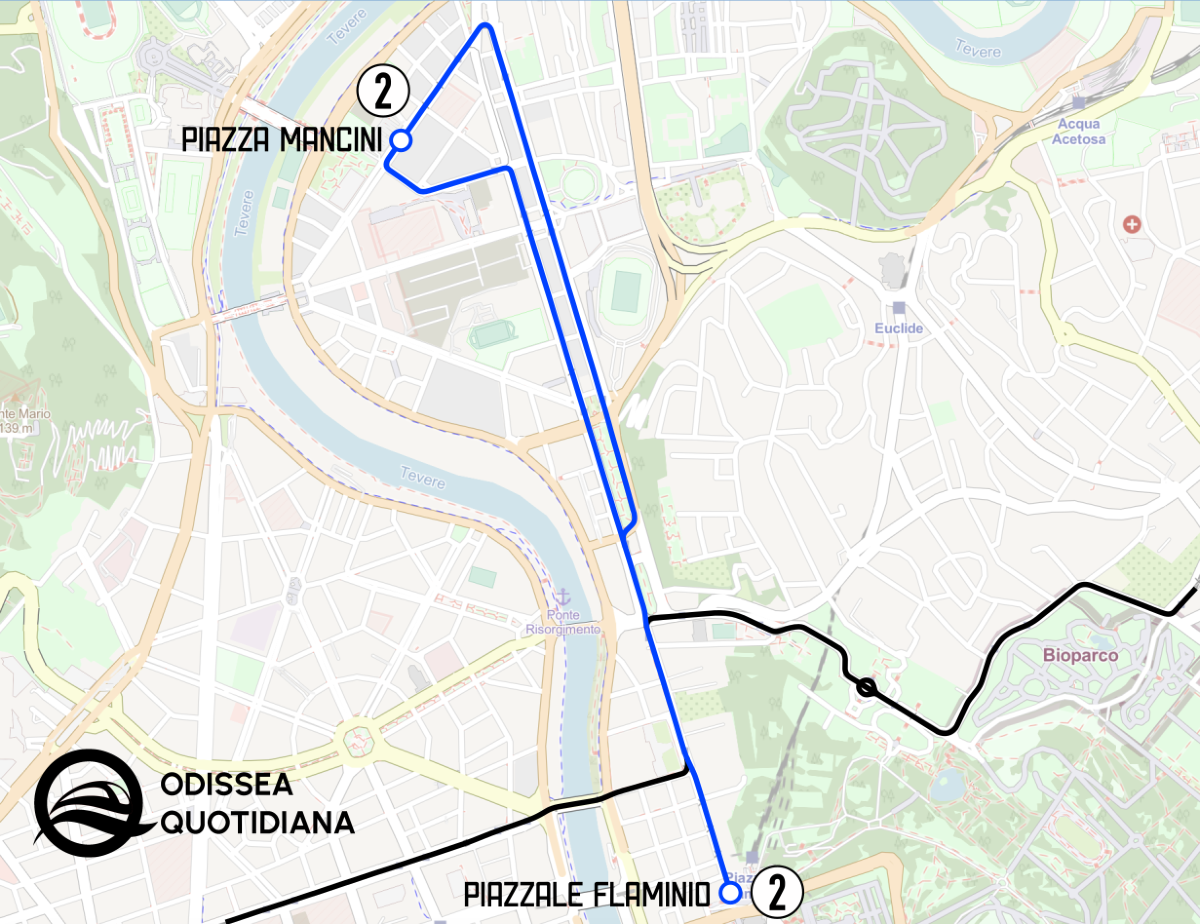 #tram #mappa #linea2