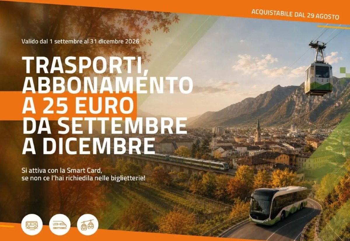 Trasporti fino a dicembre a soli 25 €, ecco come Trento combatte il caro carburanti - 