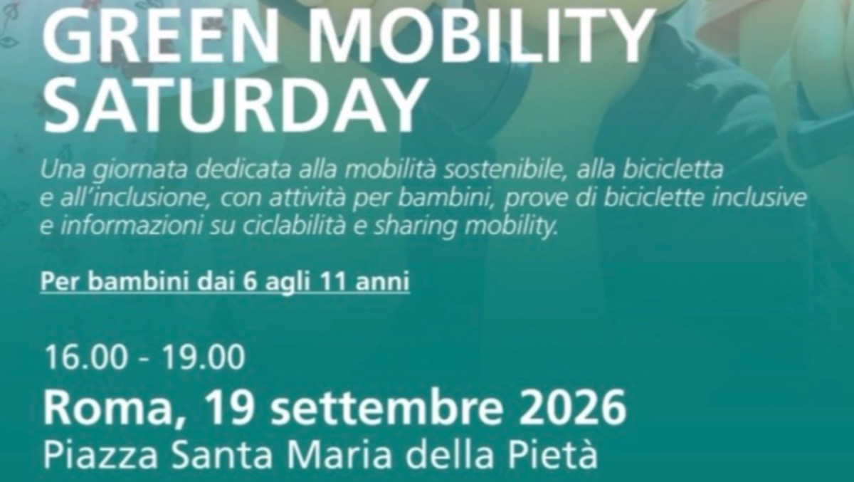 Settimana Europea della Mobilità 2026: arriva il "Green Mobility Saturday" a piazza s. Maria della Pietà - 