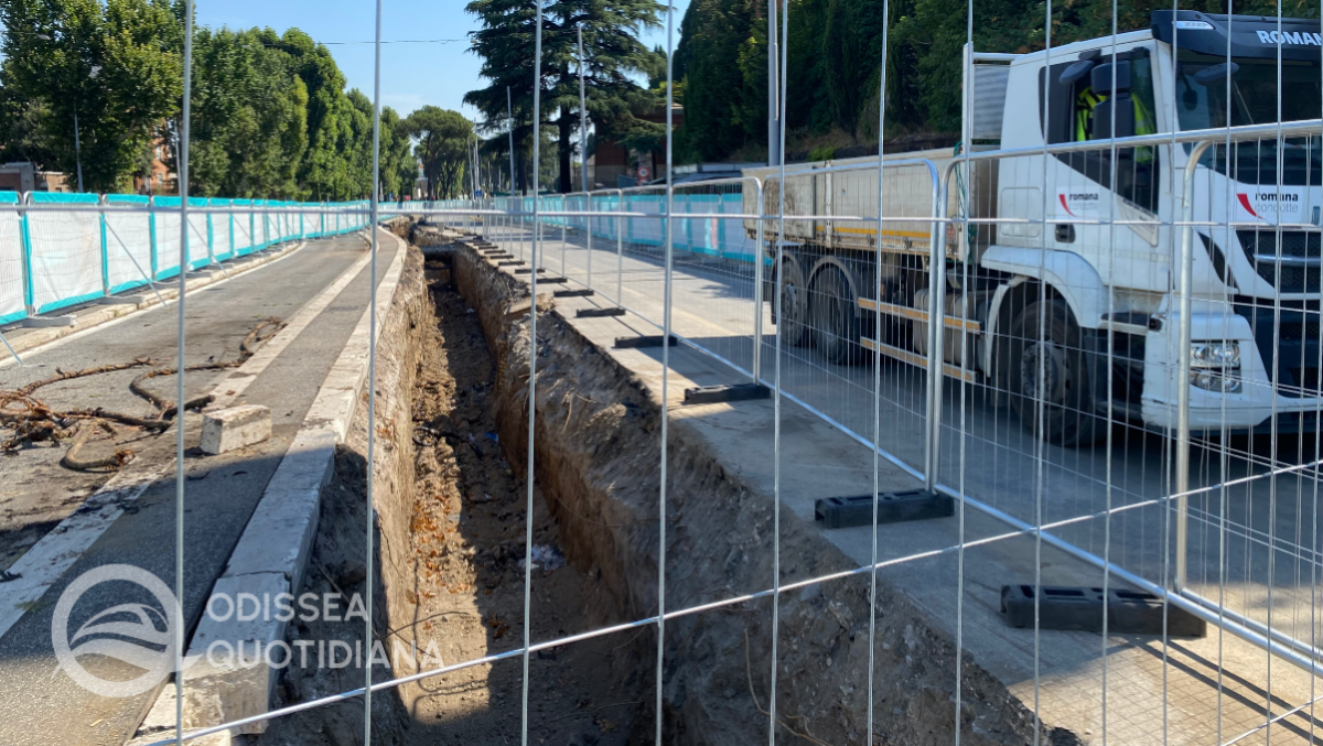 Tramvia Tiburtina: gli interventi ACEA sull'acquedotto Vergine - 