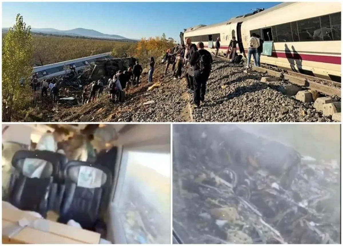 Spagna: scontro tra due treni dell'Alta Velocità, almeno 40 morti e 150 feriti - Foto Adnkronos